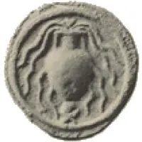 Silver 10 Asses Amphora / Octopus series