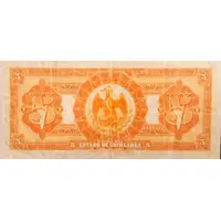 5 Pesos El Banco del Estado de Chihuahua