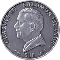 10 Dollars - Charles III Great Pyramid of Giza