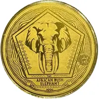 1500 Francs CFA African Bush Elephant