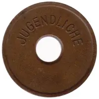 Swimming Pool Token - Hallenbad Rialto Basel, youth