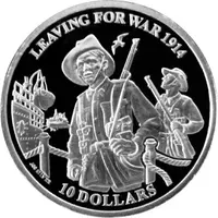 10 Dollars - Elizabeth II Leaving for War