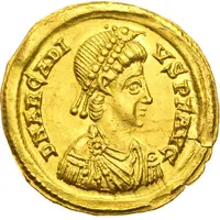 Solidus - Arcadius VICTORIA AVGGG, Ravenna