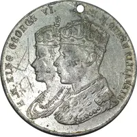 Medal - George VI and Elizabeth Empire Day