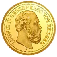 20 Mark - Ludwig IV Hessen, Restrike