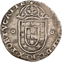 125 Réis - João IV Countermarked 1 Tostão