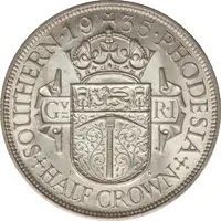 1/2 Crown - George V