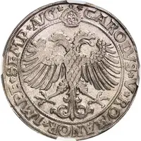 1 Thaler - Charles Wolfgang, Louis XV and Martin