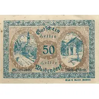 50 Heller Waidendorf