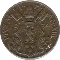 5 Centesimi - Pius XI