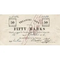 50 Marks Australian occupation, treasury note