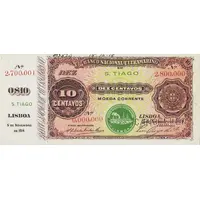 10 Centavos seal types I and II