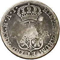 4 Reales Countermark on Spanish - Madrid 4 Reales, KM#540.1