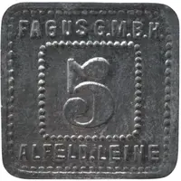 5 Pfennig - Alfeld Fagus G.M.B.H.