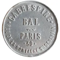 15 centimes - Bal Cabrespine - Paris [75]