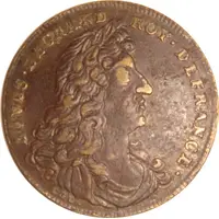 Token - Louis XIV Ex Iactura Lucrum, Lazarus Gottlieb Lauffer
