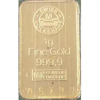 1 Gram Gold Swiss Volksbank