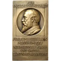 International art and horticultural exhibition in Mannheim - Frederick I.