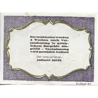 50 Heller Steinkreuz