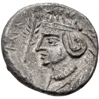Drachm - Phraates V with Musa