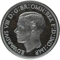 Fantasy Coin - 1 Crown Edward VIII Pattern, Silver