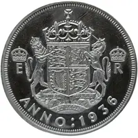 Fantasy Coin - 1 Crown Edward VIII Pattern, Silver