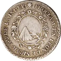 1 Real - Agustín I Proclamation coinage