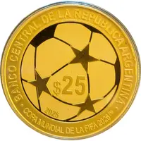 25 Pesos FIFA World Cup 2026