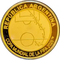 25 Pesos FIFA World Cup 2026