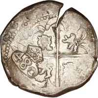 480 Réis - João IV Countermarked 8 Reales