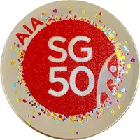 1 oz Silver - AIA SG50 Medallion