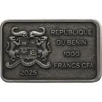 1000 Francs CFA Rhino family