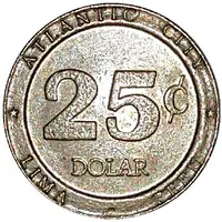 25 Centavos - Casino Atlantic City