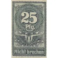 25 Pfennig Städtische Straßenbahn Mönchengladbach, Rheydt, Vereinigte Städtebahn