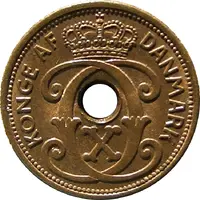 1 Øre - Christian X