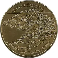 Medal - Giant's Causeway and Carrick-a-Rede Rope Bridge Northern Ireland