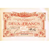 2 Francs - Chambre de Commerce de Dunkerque 59
