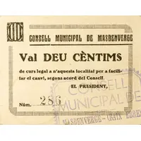 10 Céntimos Masdenverge