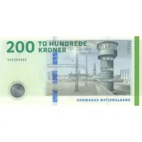 200 Kroner Danish Bridges and Antiquities. Type 2