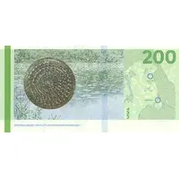 200 Kroner Danish Bridges and Antiquities. Type 2