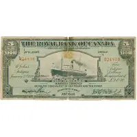 5 Dollars / 1 Pound and 10 Pence Royal Bank of Canada