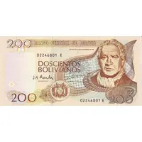 200 Bolivianos Tamayo, Series D-E