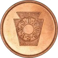 Masonic Penny - Union Chapter No. 7 Yarmouth, Nova Scotia