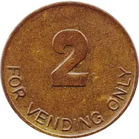 2 Pence Vending Token